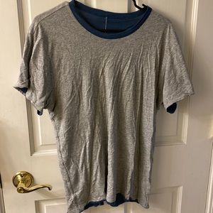 Rag & Bone reversible blue/gray tshirt